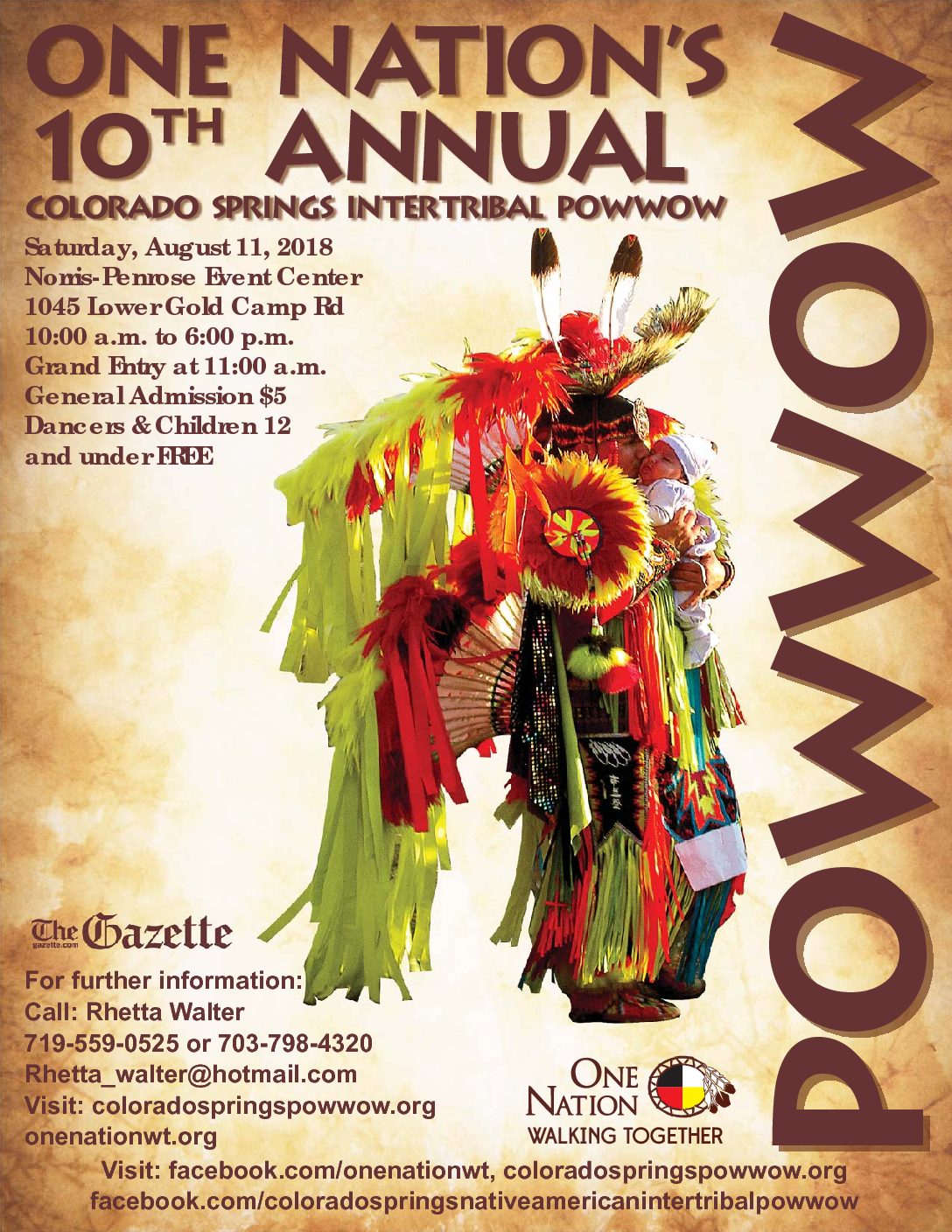 Annual Inter-Tribal Powwow – One Nation Walking Together